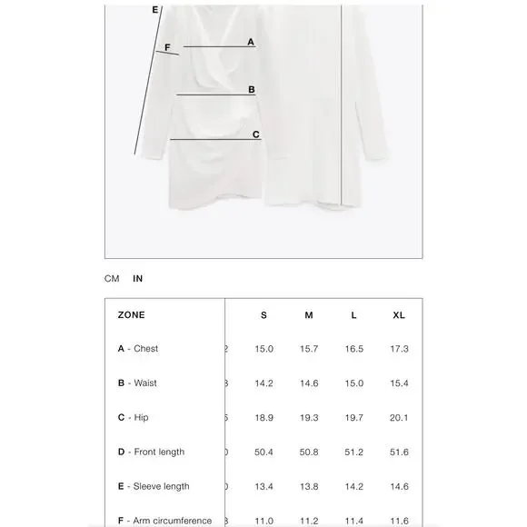 Nwt-Zara- DRAPED FITTED DRESS-Large - Picture 7 of 7